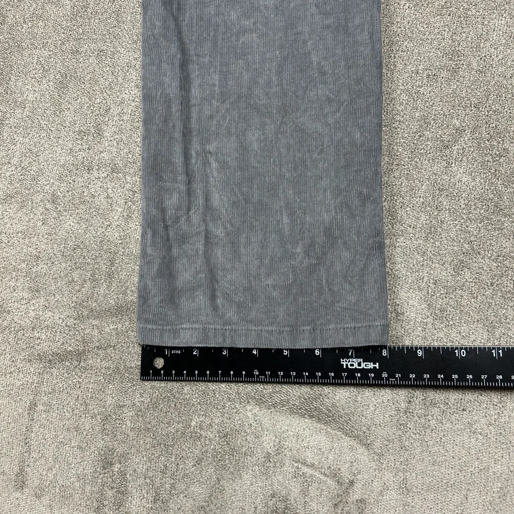 Brooks Brothers Pants Mens 34 x 32 Gray Corduroy 5 Pocket Chino Casual Stretch